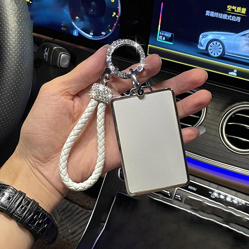 For Tesla Model 3 Y 2021 New TPU Leather Car Card Key Case Cover Holder Protector Fob Bag Shell Keychain Car Styling Accessories