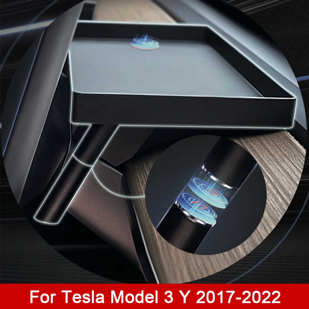 For Tesla Model 3 Y Dashboard storage box Navigation screen rear tissue Glasses Key Storage tray Model Y Model3 2022 Accessories