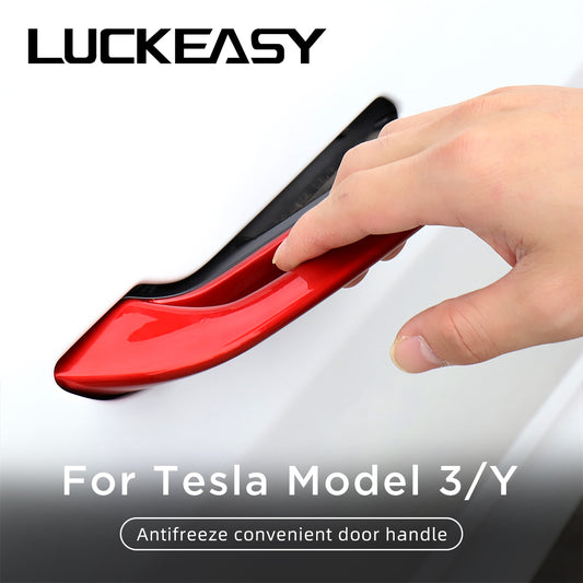 For Tesla Model3 ModelY 2022 Car Antifreeze Door Handle Sticker Refit Accessories Trim Decoration Door Handle Protector Cover